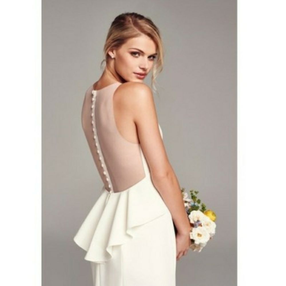 Badgley Mischka ligh Igor Embellished- Mesh Gown - Picture 4 of 9